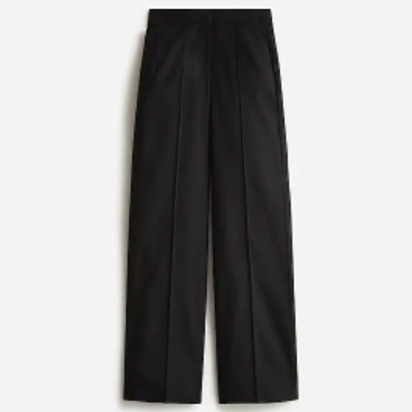 J.Crew Full-length wide-leg tuxedo pant in Italian wool - Picture 1 of 11